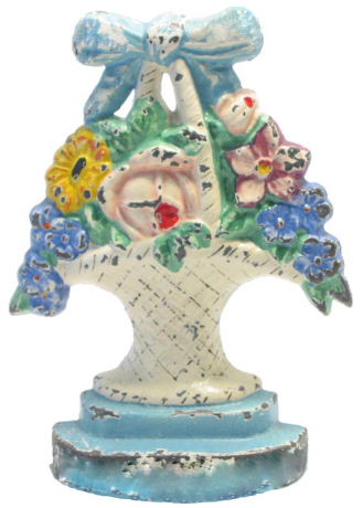 Hubley's #35 Mixed Flowers doorstop