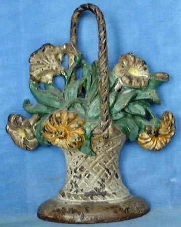 Hubley's Petunias and Daisies doorstop