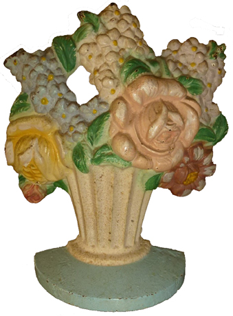 Hubley's #479 Mixed Flowers doorstop