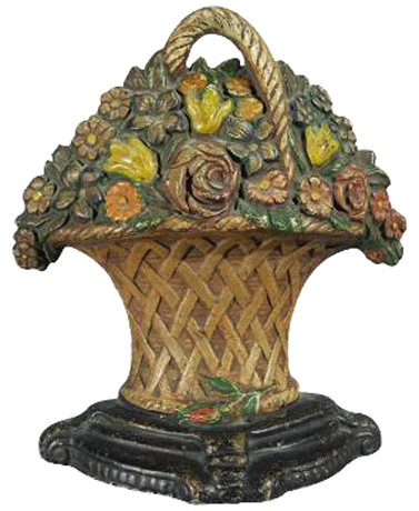 Hubley's #15 Mixed Flowers doorstop