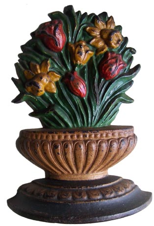 Hubley's Tulips and Daffodils doorstop