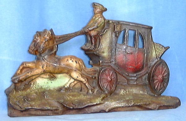 Stagecoach Doorstop Lamp