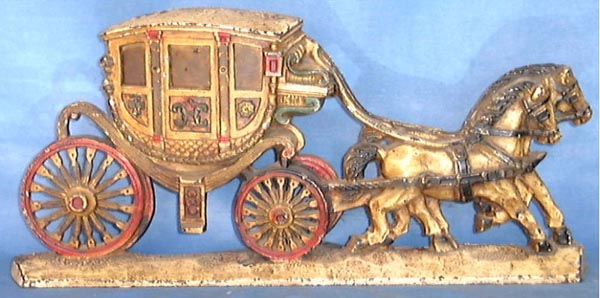 Cinderrella's Coach Doorstop Lamp