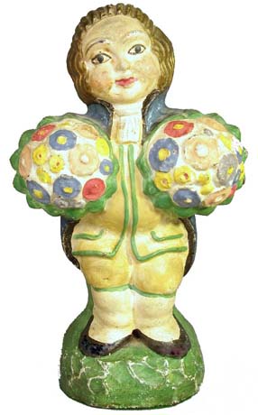 Man With Flowers doorstop
