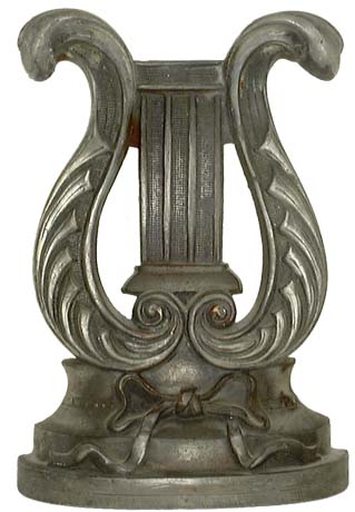 Hubley's Lyre doorstop