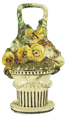 Pansy Basket doorstop