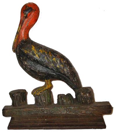 Pelican on Dock - Albany doorstop