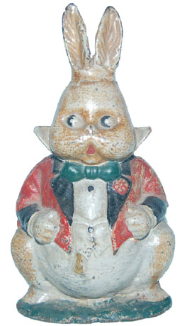 Grandpa Rabbit doorstop