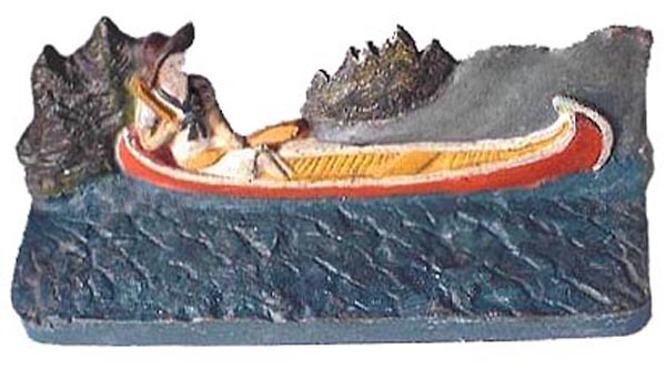 Lady in a Canoe - National doorstop